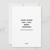 Weihnachtskarten für Fußball Feiertagskarte (Rückseite)