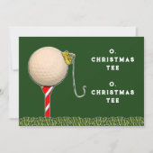 Weihnachtskarten für Golf Einladung (Vorderseite)