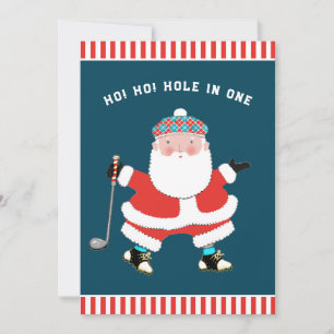 Weihnachtskarten für Golf Feiertagskarte
