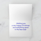 Weihnachtskarten für Hühnerliebhaber! Feiertagskarte (Innenseite)