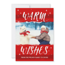 Weihnachtskarten für kundenspezifisches Foto - War