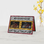 Weihnachtskarten für Motorräder Karte (Gelbe Blume)