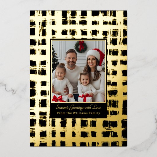 Weihnachtskarten für Rustikale Fohlen Vorlagen 2 F (Vorderseite)