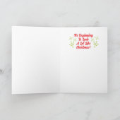 Weihnachtskarten für Shopper Gal aus den 50er Jahr Feiertagskarte (Innenseite)