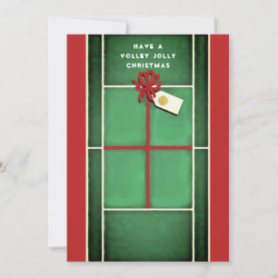 Weihnachtskarten für Tennis Feiertagskarte