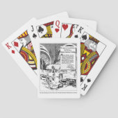 Weihnachtskarten für Vintage Spielkarten (Rückseite)