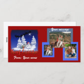 Weihnachtskarten für Weihnachten anpassbar (Vorne/Hinten)