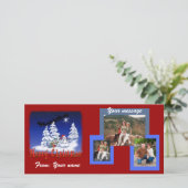 Weihnachtskarten für Weihnachten anpassbar (Stehend Vorderseite)