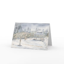 Weihnachtskarten geklappt