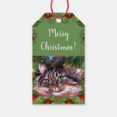 Weihnachtskarten Geschenkanhänger (Vorderseite)