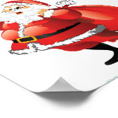 Weihnachtskarten Geschenke Aufkleber Geschirr Kaff Poster (Ecke)