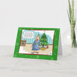 Weihnachtskarten: Glühendes Geschenk für Weihnacht Feiertagskarte