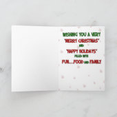 Weihnachtskarten: Größen wichtig Feiertagskarte (Innenseite)