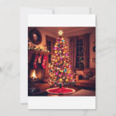 Weihnachtskarten handgefertigt einladung (Vorderseite)