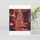 Weihnachtskarten handgefertigt einladung (Stehend Vorderseite)