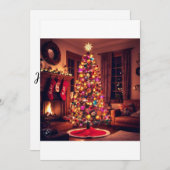 Weihnachtskarten handgefertigt einladung (Vorne/Hinten)