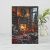 Weihnachtskarten handgefertigt einladung (Stehend Vorderseite)