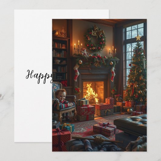 Weihnachtskarten handgefertigt einladung (Vorne/Hinten)