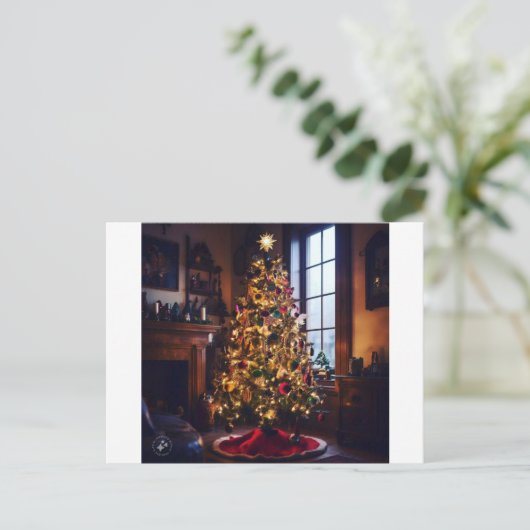 Weihnachtskarten handgefertigt postkarte (Stehend Vorderseite)