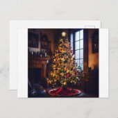 Weihnachtskarten handgefertigt postkarte (Vorne/Hinten)