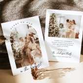 Weihnachtskarten im Foto, Gottesgottskarte Einladung