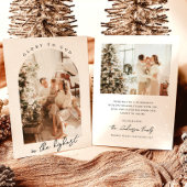 Weihnachtskarten im Foto, Gottesgottskarte Einladung