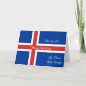 Weihnachtskarten in Island Feiertagskarte (Vorderseite)