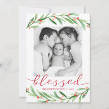 Weihnachtskarten in Rot und Grün - Weihnachtskarte