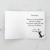 Weihnachtskarten individuell anpassbar feiertagskarte (Innenseite)