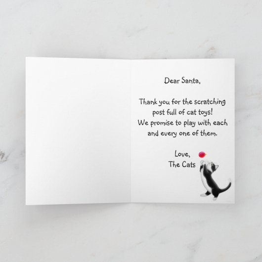 Weihnachtskarten individuell anpassbar feiertagskarte (Innenseite)