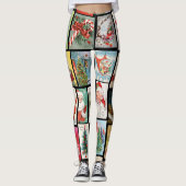 Weihnachtskarten Leggings Vintage Karten für Fraue (Vorderseite)