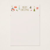 Weihnachtskarten-Logo-Display-Karte (Vorderseite)