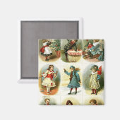 Weihnachtskarten Magnet (Vorderseite/Rückseite)