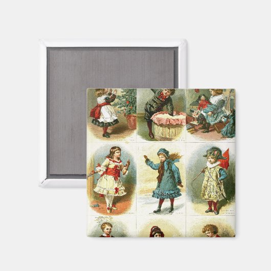 Weihnachtskarten Magnet (Vorderseite/Rückseite)