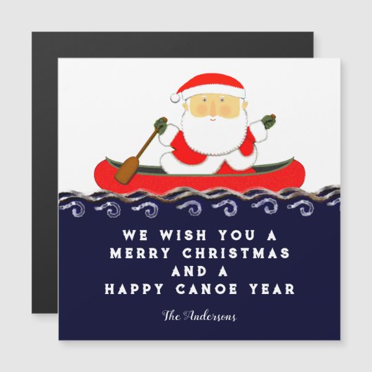 Weihnachtskarten Magnetkarte (Vorne/Hinten)