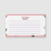 Weihnachtskarten Magnetkarte (Vorderseite)