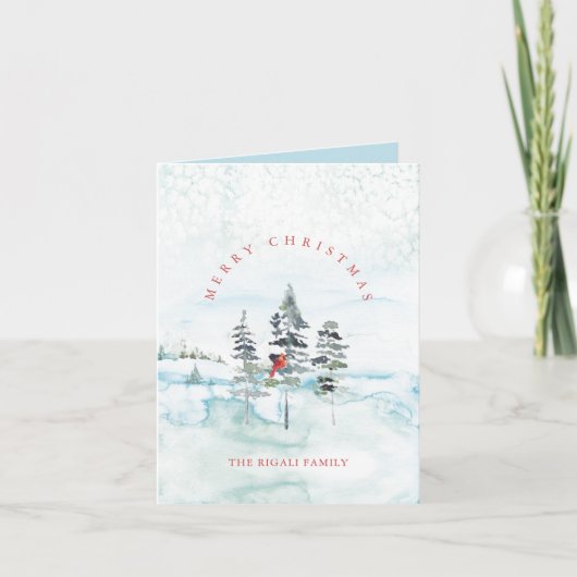 Weihnachtskarten mit Bibelverse Feiertagskarte (Vorderseite)