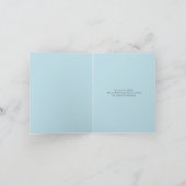 Weihnachtskarten mit Bibelverse Feiertagskarte (Innenseite)