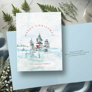 Weihnachtskarten mit Bibelverse Feiertagskarte