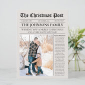 Weihnachtskarten mit Foto Feiertagskarte (Stehend Vorderseite)