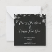 Weihnachtskarten Mitteilungskarte (Vorderseite)