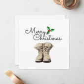 Weihnachtskarten Mitteilungskarte (Vorderseite/Rückseite Beispiel)