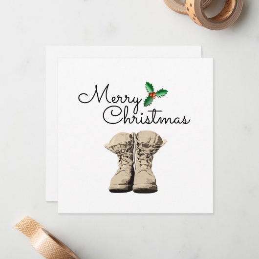 Weihnachtskarten Mitteilungskarte (Vorderseite/Rückseite Beispiel)