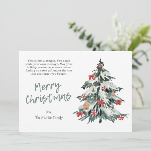 Weihnachtskarten Online Grußkarten für Weihnachten (Stehend Vorderseite)