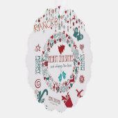 Weihnachtskarten Ornament Karte (Rechts)