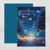 Weihnachtskarten Party Einladung (Vorne/Hinten)