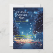 Weihnachtskarten Party Einladung (Vorderseite)