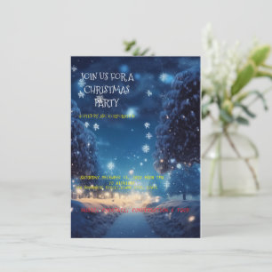 Weihnachtskarten Party Einladung