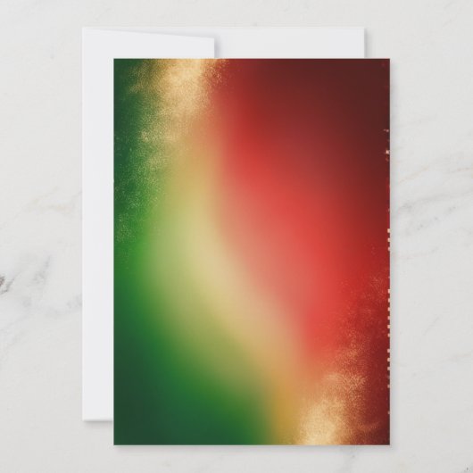 Weihnachtskarten Party Einladung Cookie & Candy (Rückseite)