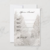 Weihnachtskarten Party Einladungen (Rückseite)